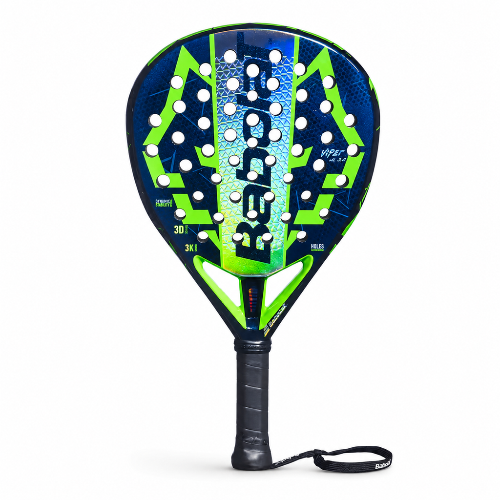 Pala de pádel Babolat Viper Juan Lebrón 3.0, formato diamante para juego de ataque