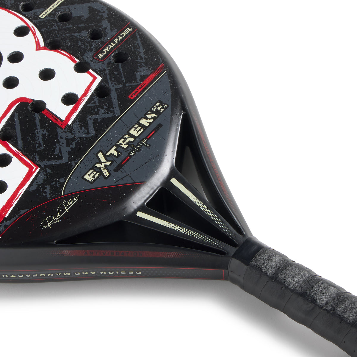 Royal Padel Whip Extreme Europea 2026 - detalle del marco