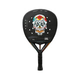 Pala de pádel Royal Padel Highlander Calavera, forma lágrima y núcleo EVA Soft para control y potencia